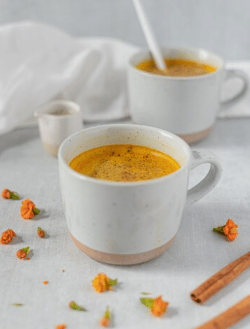 lait doré au curcuma - recette